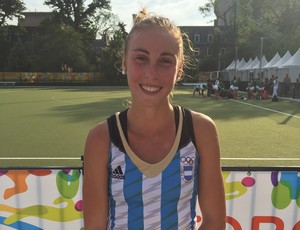 Florencia Habif Argentina Leonas Hóquei sobre grama (Foto: GloboEsporte.com)