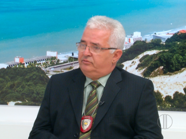 Delegado Normando Feitosa diz que falta recursos para a Polícia Civil em Macaíba (Foto: Reprodução/Inter TV Cabugi)