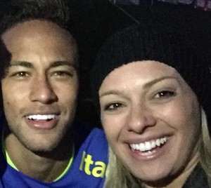 Neymar e Carol Soares, amigos desde 2011 (Foto: Arquivo Pessoal)
