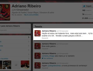Print Twitter Adriano (Foto: Reprodução / Twitter)