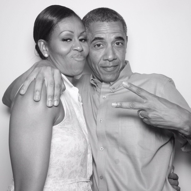 Barack e Michelle Obama (Foto: Reprodução)