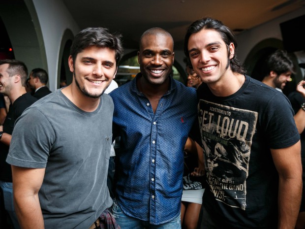 Bruno Gissoni, Rafael Zulu e Rodrigo Simas (Foto: Marcos Samerson / Agência We love Photo!)