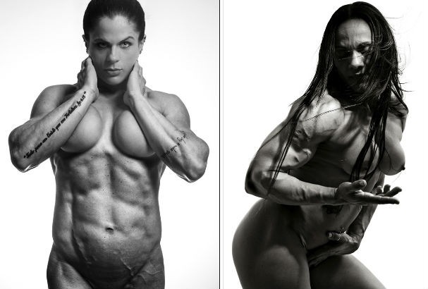 Nathiany Berbet e Stela Campos, mais duas modelos das dezenas clicadas para "Fortia Feminina" (Foto: André Arruda)