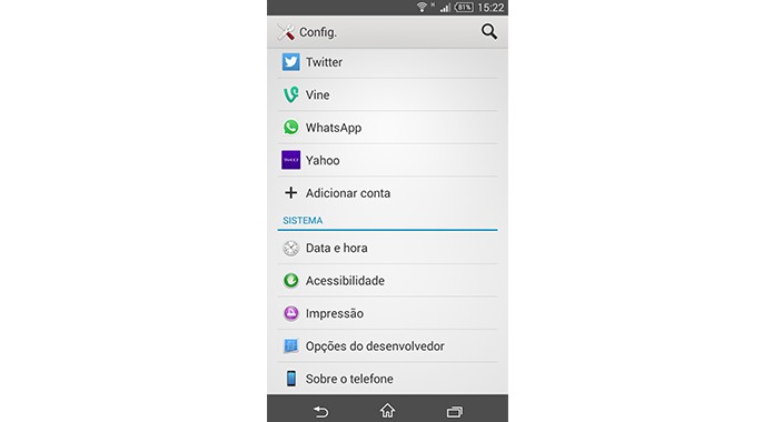 No menu de configurações de qualquer versão do Android é possível verificar a última versão do sistema (Foto: Reprodução/Bruno Quevedo)