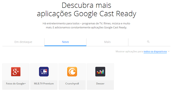 É possível ver aplicativos na web (Foto: Reprodução/Google)