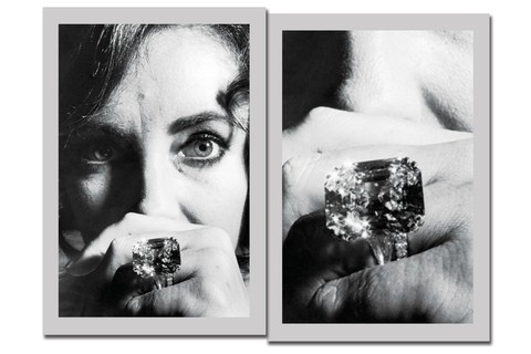 Elizabeth Taylor e o seu anel de diamante Krupp 