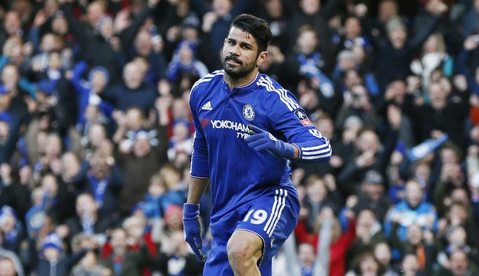 Diego Costa, Chelsea x Scunthorpe United FA Cup 2016 (Foto: Reuters)