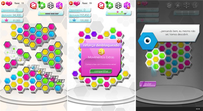 Hexic é um puzzle de sucesso no Xbox que chega agora ao Windows Phone (Foto: Divulgação/Windows Phone Store)