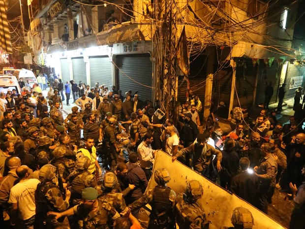 Explosões em reduto do Hezbollah em Beirute deixam mortos e feridos no Líbano (Foto: Marwan Tahtah/AFP)