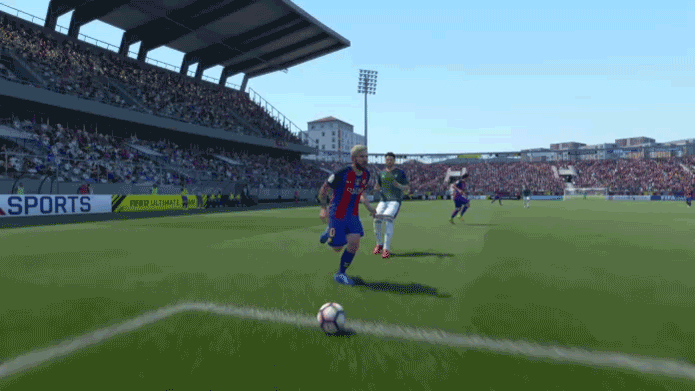Adiante a bola para acelerar em Fifa 17 (Foto: Reprodução/Murilo Molina)