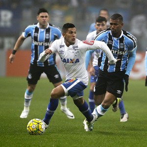 Lucas Romero; Wallace; Grêmio x Cruzeiro (Foto: Lucas Uebel/Light Press) Lucas Romero; Wallace; Grêmio x Cruzeiro (Foto: Lucas Uebel/Light Press)