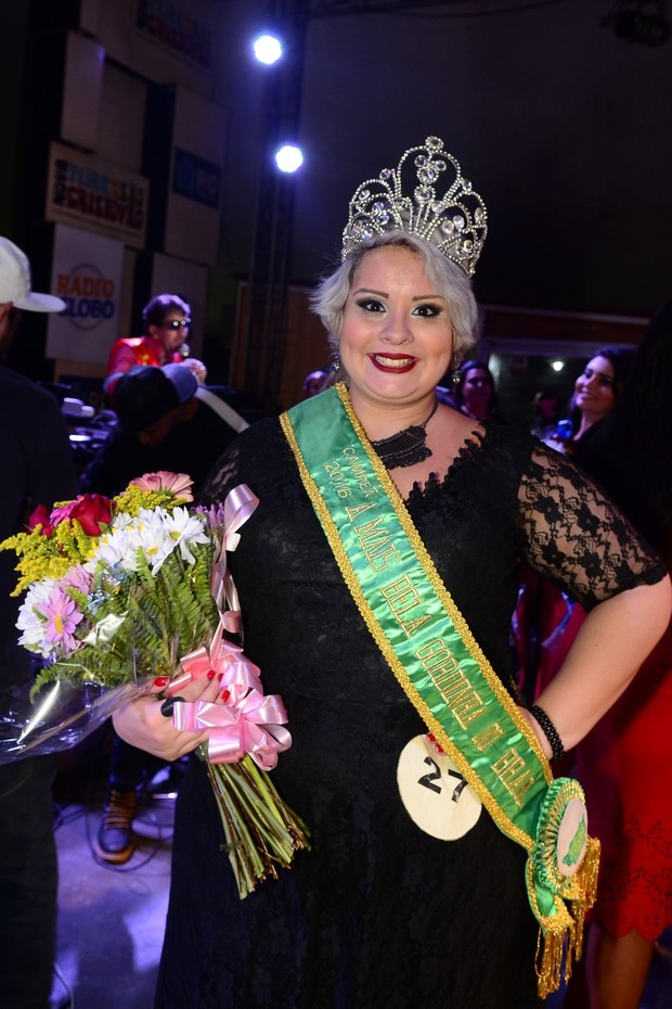 Thas Oliveira vence o concurso A Mais Bela Gordinha do Brasil (Foto: Roberto Teixeira/EGO)