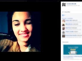 Carolina Benetti morreu no acidente (Foto: Reprodução/Facebook)