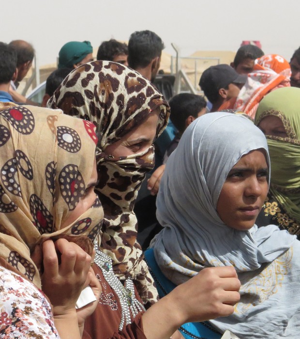 Escalada de violência na cidade aumentou número de deslocados (Foto: AHMAD MOUSA/AFP)