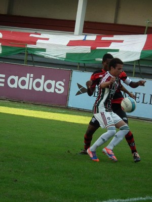 Atacante do Fluminense, Gabriel Vasconcelos em jogo contra o Fla, em 2012 (Foto: Gabriel Vasconcelos/facebook)