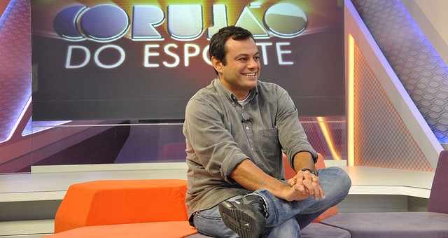 Eric Faria no Corujão (Foto: Daniel Cardoso / Globoesporte.com)