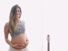 Rubia Baricelli mostra barriguinha de grávida: 'Mocinha não para de crescer'