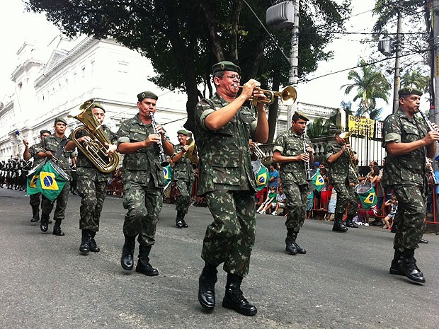 Desfile 7 de setembro (Foto: Egi Santana/G1)