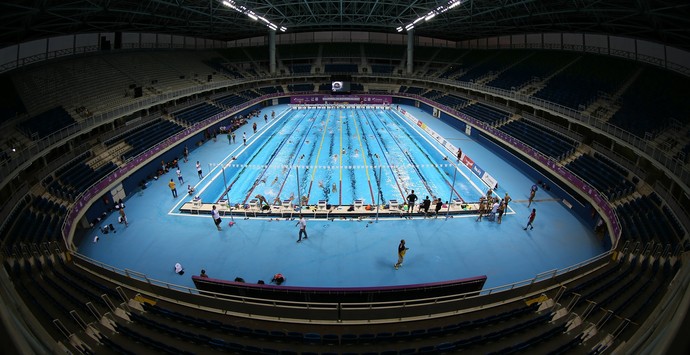 Estádio Aquático Olímpico, natação, Rio 2016 (Foto: Satiro Sodré / SSPress / CBDA)