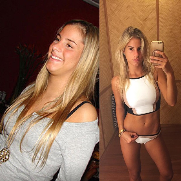 Shantal Abreu: antes e depois (Foto: Reprodução/Instagram)
