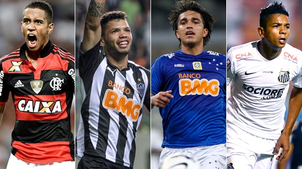 Flamengo, Atlético-MG, Cruzeiro e Santos têm possibilidade de se classificarem para a grande decisão da Copa do Brasil (Foto: globoesporte.com)