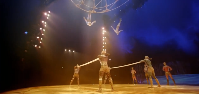 Cirque du Soleil, Pan-Americano (Foto: Reprodução SporTV)