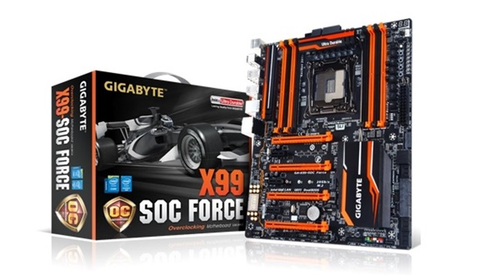 GA-X99-SOC Force, uma das placas-mãe lançada pela Gigabyte (Foto: Divulgação/Gigabyte)