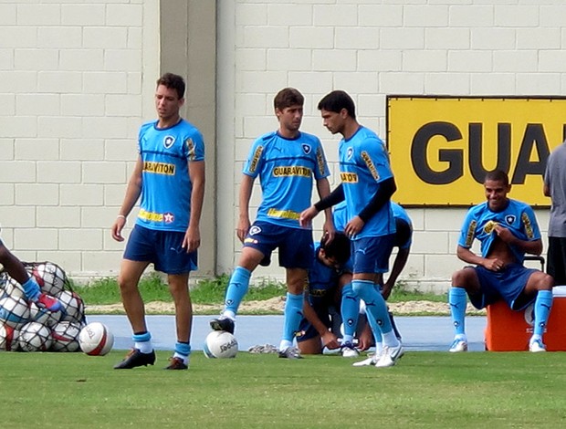renato fellype gabriel botafogo treino (Foto: Thales Soares / Globoesporte.com)