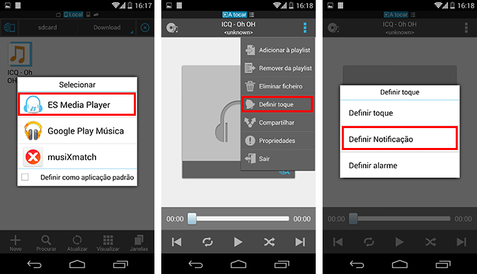 Use o aplicativo para colocar o som como notificação padrão (Foto: Reprodução/Paulo Alves)