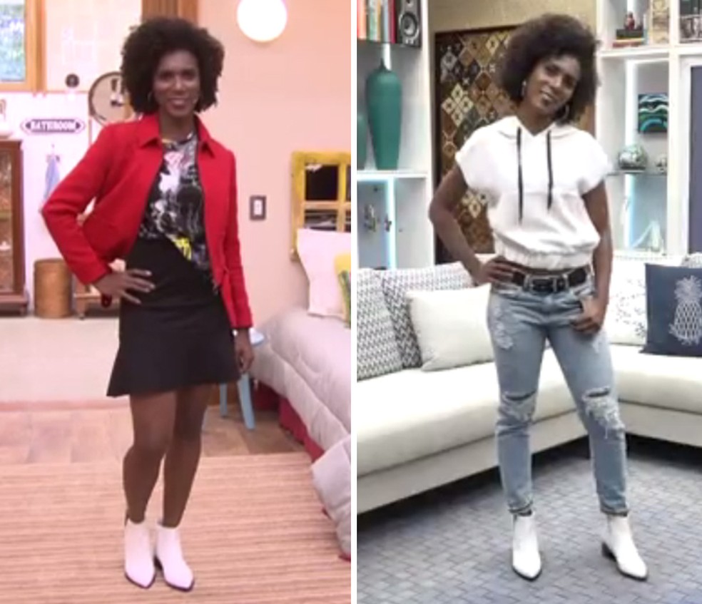 Bota branca: é o destaque da temporada e pode ser combinada com saia ou calça (Foto: Reprodução)