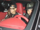 Rihanna e Chris Brown deixam estúdio juntos