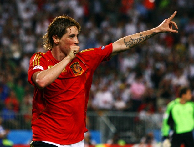 fernando torres espanha final eurocopa 2008 (Foto: Getty Images)