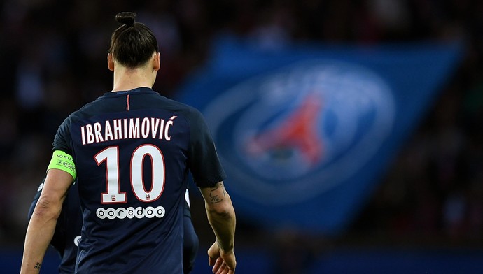 Ibrahimovic PSG x Nantes (Foto: AFP)