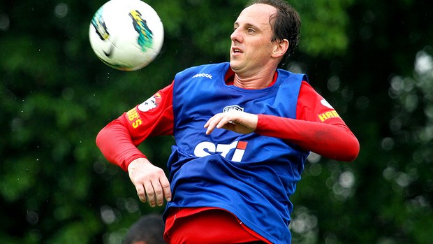 Rogério Ceni no treino do São Paulo (Foto: Luiz Pires / VIPCOMM)