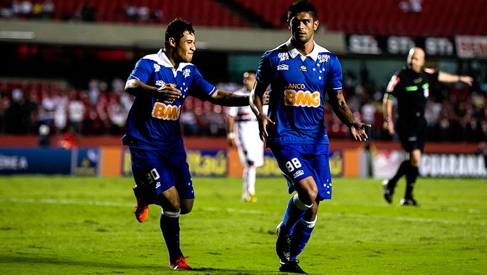 Luan cruzeiro gol são paulo série A (Foto: Daniel Vorley / Agência Estado)