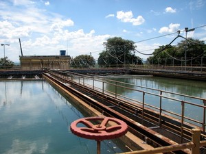 Estação de Tratamento de Água Capim Fino, em Piracicaba (Foto: Justino Lucente/Prefeitura de Piracicaba)