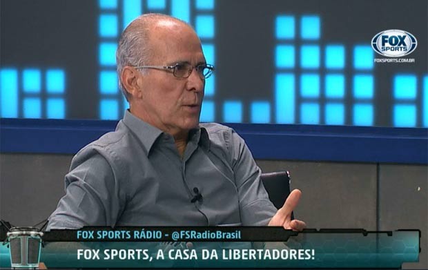 Comentarista da Fox, o ex-jogador Mário Sérgio, está entre as vítimas do acidente (Foto: Reprodução/Fox)