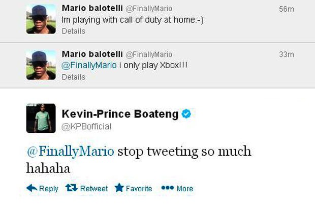 Mario Balotelli conta twitter  (Foto: Reprodução / Twitter)