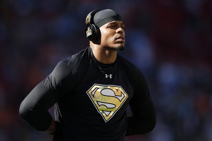 Cam Newton, Super-Homem (Foto: Getty Images)