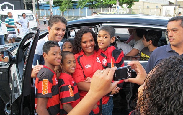 Bebeto Flamengo Engenhão (Foto: Richard Souza / Globoesporte.com)