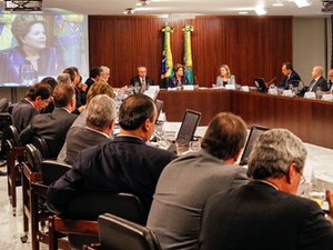 Reunião de Dilma Rousseff com governadores e prefeitos (Foto: Roberto Stuckert Filho/PR)