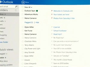 Caixa de entrada do novo Outlook (Foto: Reprodução)