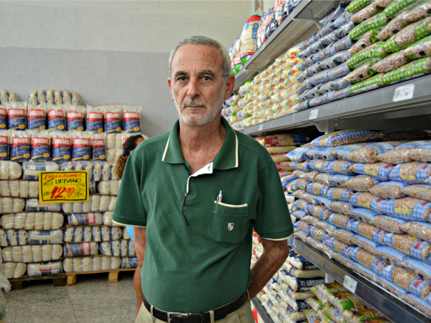Presidente da Asas, Luiz Deliberato Filho, diz que supermercados querem alugar galpões para estoque de alimentos (Foto: Iryá Rodrigues/G1)