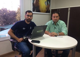 Alexandre Mattos, diretor do Palmeiras, responde perguntas de leitores do GloboEsporte.com (Foto: Felipe Zito)