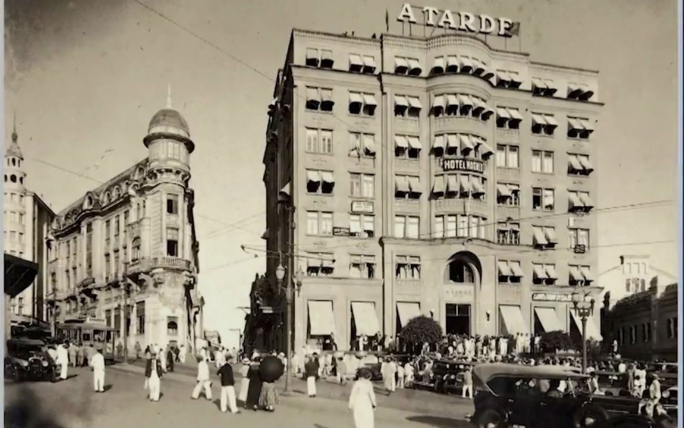 Rua Chile, em Salvador, foi fundada em 1549 (Foto: Reprodução/TV Bahia)