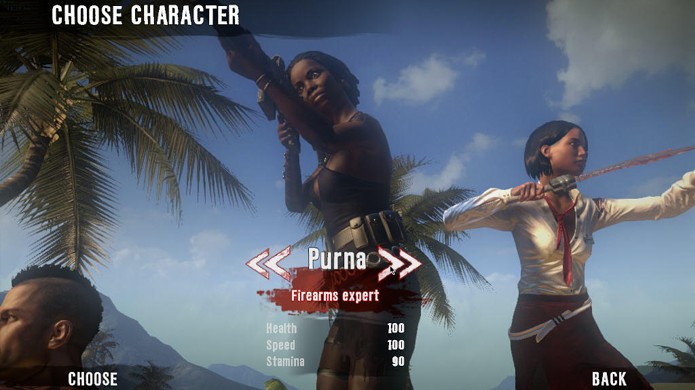 Purna é uma personagem tentadora, mas armas de fogo são escassas em Dead Island (Foto: mobygames.com)