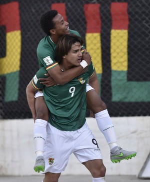 Marcelo Moreno Bolívia x Paraguai (Foto: Twitter / Conmebol)