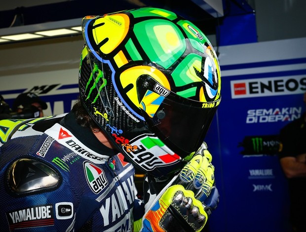 Capacete tartaruga Valentino Rossi MotoGP Motovelcidade (Foto: MotoGP)