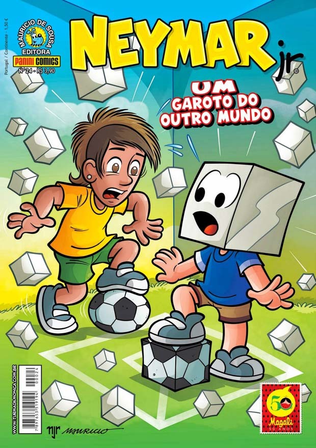 Grande astro dos gramados, Neymar também entrou para a turminha (Foto: Reprodução)
