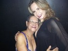 Ana Paula se diverte em evento com Geralda em Minas Gerais